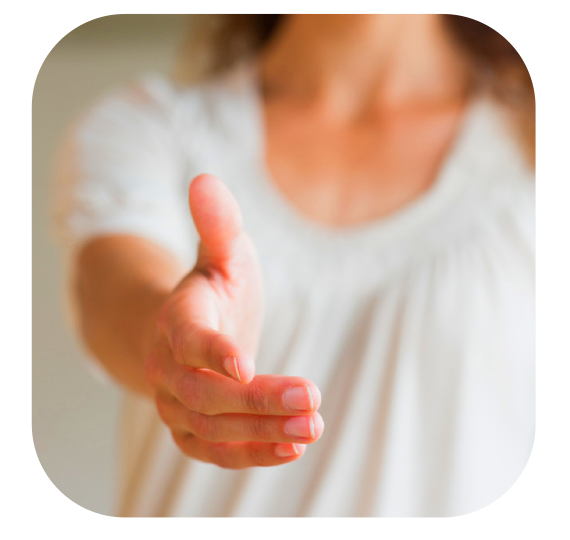 Likese imagem contatos mao